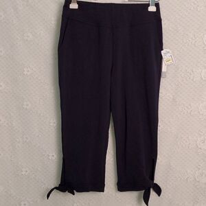 Capris, NWT, navy blue size PS BY SILVERWARE. Comfortable and easy care.